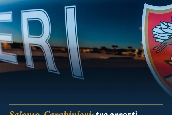 Salento, Carabinieri: tre arresti contro la violenza domestica e l’estorsione