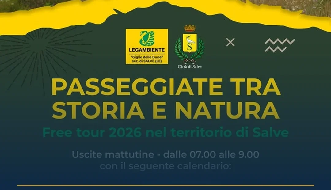 Anteprima di: Salve: nuovo appuntamento con le 'Passeggiate tra storia e natura'