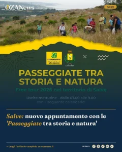Salve: nuovo appuntamento con le 'Passeggiate tra storia e natura'