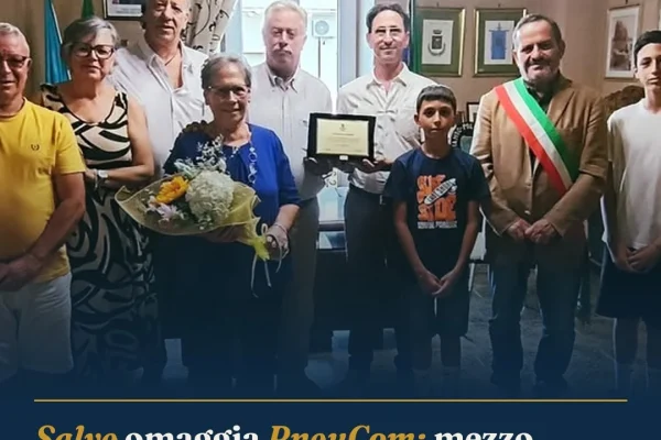 Salve omaggia PneuCom: mezzo secolo di attività e impegno sul territorio