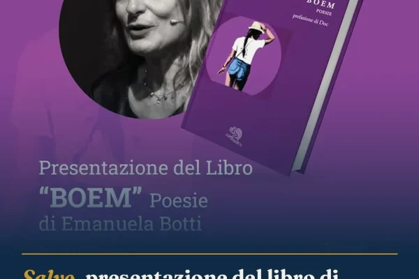 Salve, presentazione del libro di poesie “BOEM” di Emanuela Botti