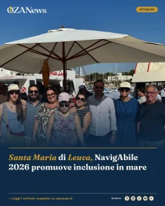 Anteprima di: Santa Maria di Leuca, NavigAbile 2026 promuove inclusione in mare