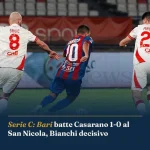 Anteprima di: Serie C: Bari batte Casarano 1-0 al San Nicola, Bianchi decisivo