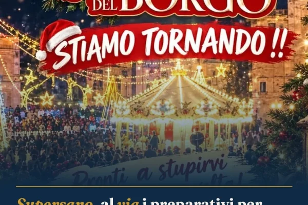 Supersano, al via i preparativi per ‘Christmas per le vie del Borgo’