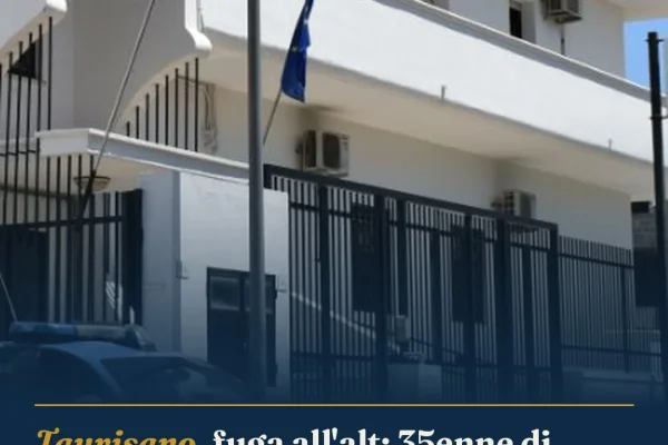 Taurisano, fuga all’alt: 35enne di Ugento arrestato per evasione