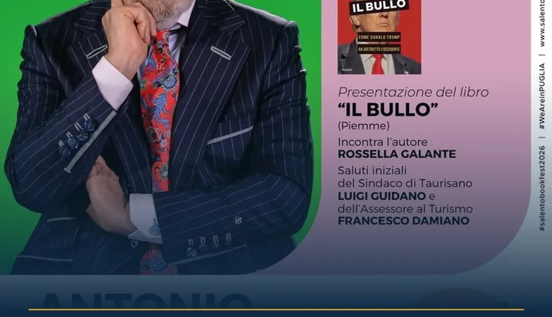 Anteprima di: Taurisano, Salento Book Festival: Antonio Caprarica presenta "Il Bullo"