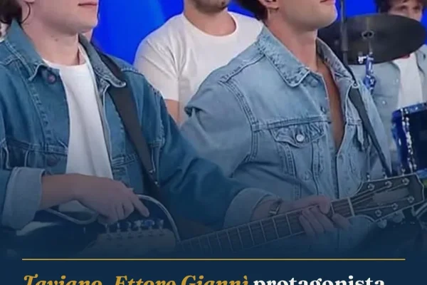 Taviano, Ettore Giannì protagonista a Domenica In su Rai 1
