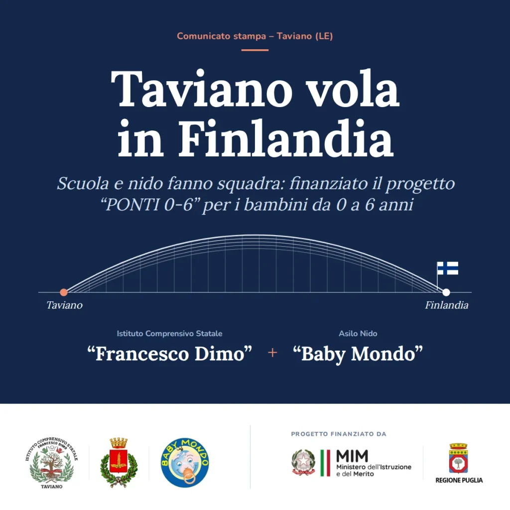 Dettaglio 2: Taviano, finanziato progetto "PONTI 0-6": scuola e nido si formano in Finlandia
