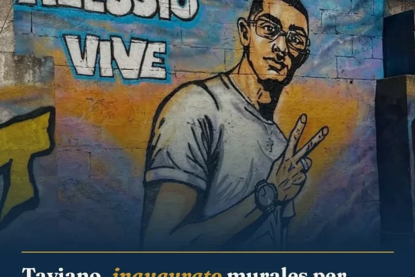 Taviano, inaugurato murales per Alessio Rizzo: il ricordo vive allo stadio