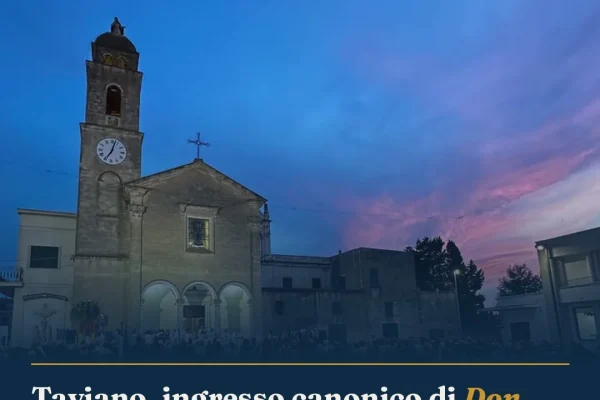 Taviano, ingresso canonico di Don Antonio Bottazzo: il saluto a Mons. Antonio Raho