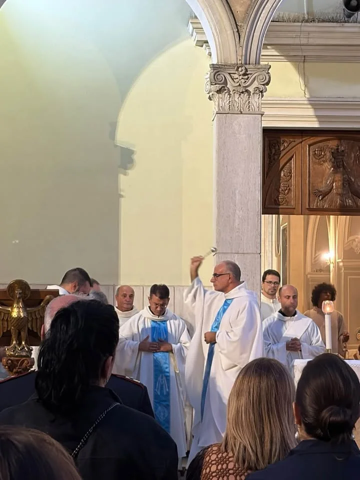 Dettaglio 8: Taviano, ingresso canonico di Don Antonio Bottazzo: il saluto a Mons. Antonio Raho