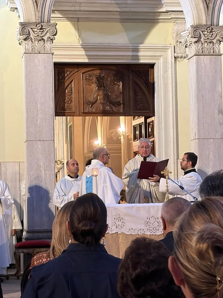 Dettaglio 9: Taviano, ingresso canonico di Don Antonio Bottazzo: il saluto a Mons. Antonio Raho