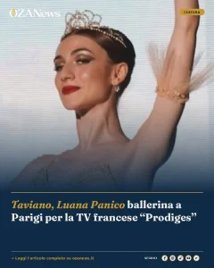 Anteprima di: Taviano, Luana Panico ballerina a Parigi per la TV francese “Prodiges”