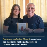 Anteprima di: Taviano, Ludovica Manni premiata per successi nell'equitazione ai Campionati Sud Italia