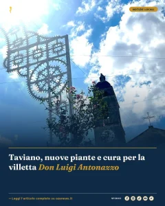 Anteprima di: Taviano, nuove piante e cura per la villetta Don Luigi Antonazzo