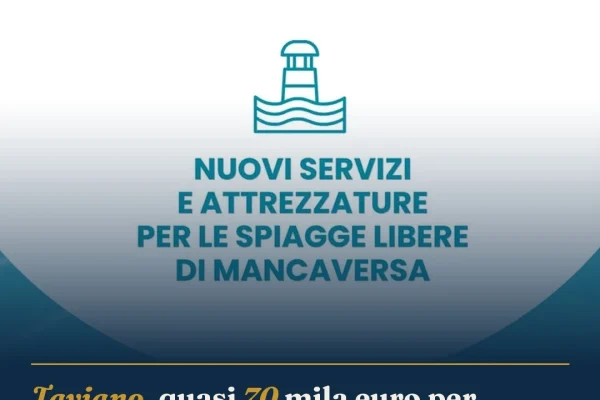 Taviano, quasi 70 mila euro per spiagge libere più sicure a Mancaversa