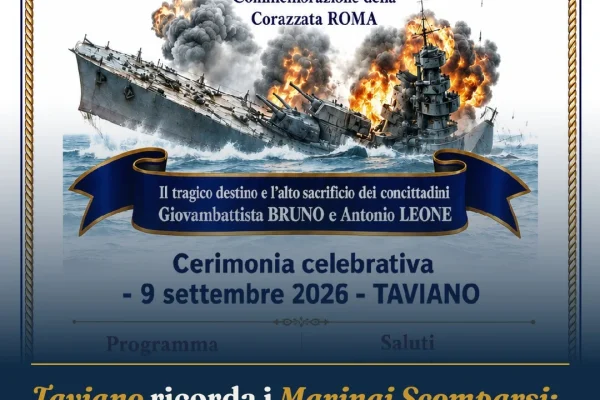 Taviano ricorda i Marinai Scomparsi: cerimonia per Bruno e Leone