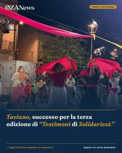 Anteprima di: Taviano, successo per la terza edizione di “Testimoni di Solidarietà”