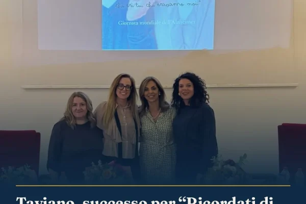 Taviano, successo per “Ricordati di Me” sulla Giornata Mondiale Alzheimer
