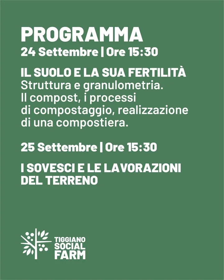 Foto: Tiggiano, al via corso su agricoltura rigenerativa e orto sociale