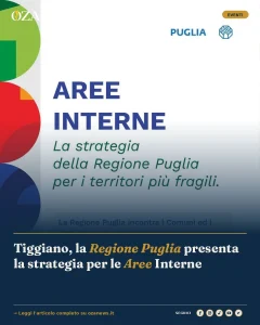 Tiggiano, la Regione Puglia presenta la strategia per le Aree Interne