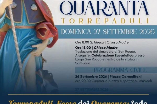 Torrepaduli, Festa dei Quaranta: fede e musica, con la Sagra dei Cecamariti