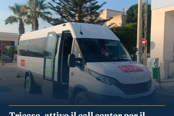 Tricase, attivo il call center per il servizio TAD Sud Salento