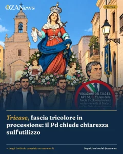 Anteprima di: Tricase, fascia tricolore in processione: il Pd chiede chiarezza sull'utilizzo
