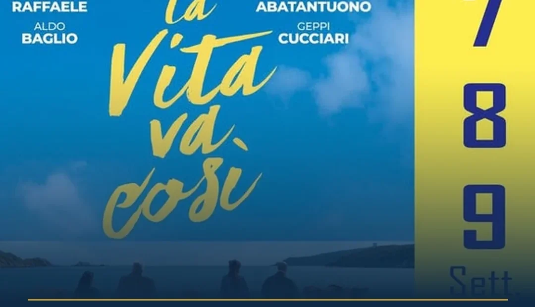 Anteprima di: Tricase, il cinema sotto le stelle continua con "La vita va così"