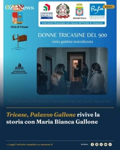 Tricase, Palazzo Gallone rivive la storia con Maria Bianca Gallone