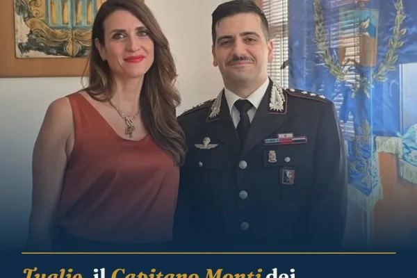 Tuglie, il Capitano Monti dei Carabinieri lascia Gallipoli per Firenze