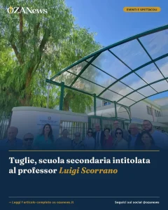 Anteprima di: Tuglie, scuola secondaria intitolata al professor Luigi Scorrano