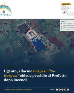 Anteprima di: Ugento, allarme Burgesi: “No Burgesi” chiede presidio al Prefetto dopo incendi