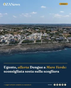 Anteprima di: Ugento, allerta Dengue a Mare Verde: sconsigliata sosta sulla scogliera
