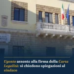 Anteprima di: Ugento assente alla firma della Carta Legalità: si chiedono spiegazioni al sindaco