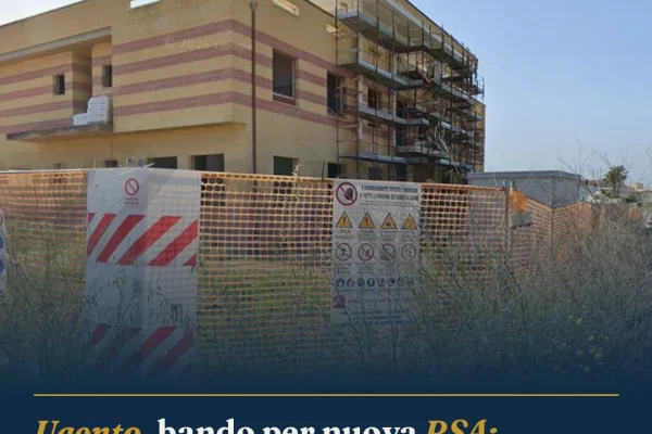 Ugento, bando per nuova RSA: immobile Mazzeo in concessione per 50 anni