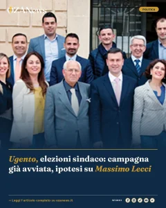 Anteprima di: Ugento, elezioni sindaco: campagna già avviata, ipotesi su Massimo Lecci