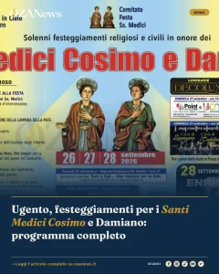 Ugento, festeggiamenti per i Santi Medici Cosimo e Damiano: programma completo