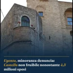 Anteprima di: Ugento, minoranza denuncia: Castello non fruibile nonostante 4,5 milioni spesi