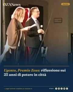Ugento, Premio Zeus: riflessione sui 25 anni di potere in città