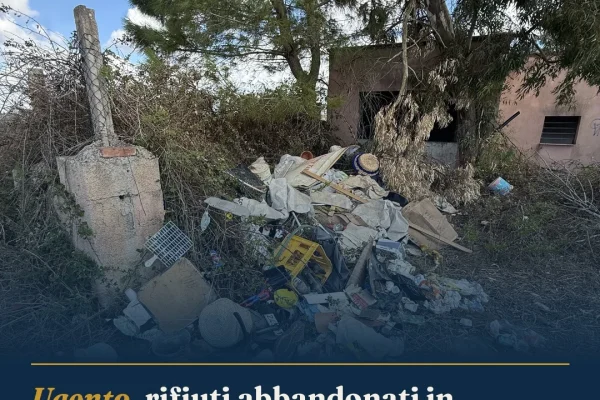 Ugento, rifiuti abbandonati in contrada Chiuppi: bonifiche e controlli insufficienti