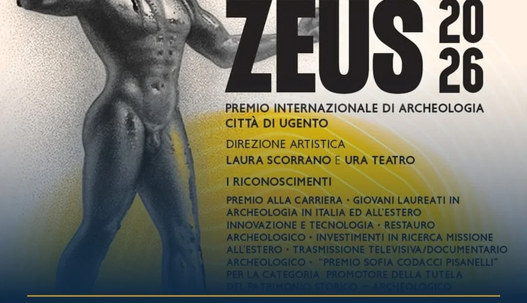 Anteprima di: Ugento, torna il Premio Zeus: serata dedicata all'archeologia il 12 settembre
