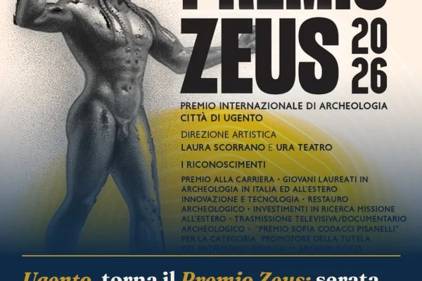 Ugento, torna il Premio Zeus: serata dedicata all’archeologia il 12 settembre