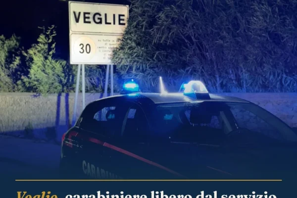 Veglie, carabiniere libero dal servizio sventa aggressione in un bar