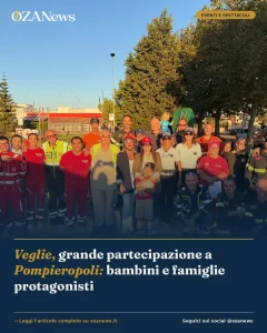 Anteprima di: Veglie, grande partecipazione a Pompieropoli: bambini e famiglie protagonisti