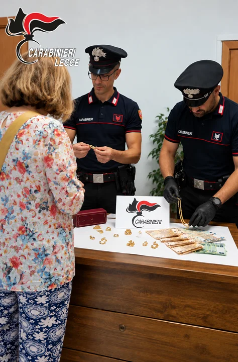 Dettaglio 1: Alessano, truffa anziana: due arresti e recupero di oltre 31mila euro