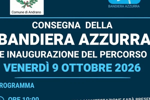 Andrano celebra la Bandiera Azzurra: domani l’inaugurazione con Damilano