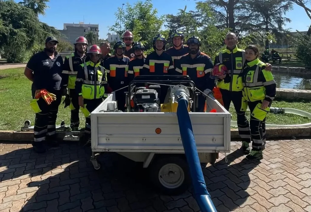 Dettaglio 2: Aradeo, esercitazione di Protezione Civile con PC Taurisano