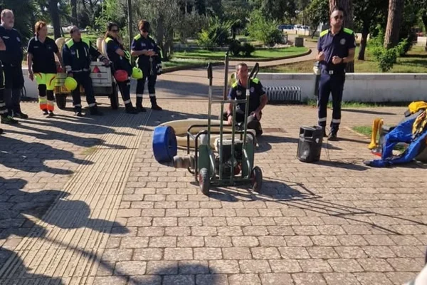 Aradeo, esercitazione di Protezione Civile con PC Taurisano