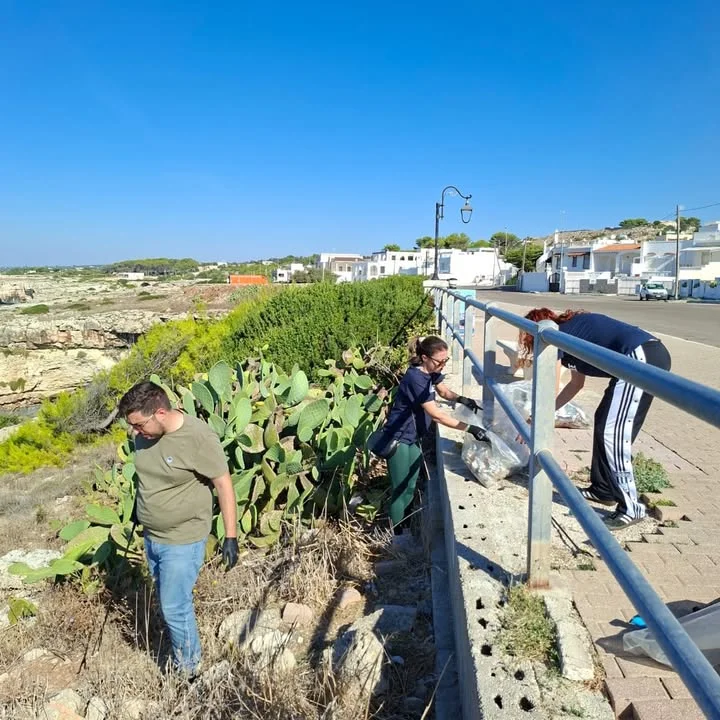 Dettaglio 4: Castrignano del Capo, pulizia ambientale a Punta Ristola con Plastic Free